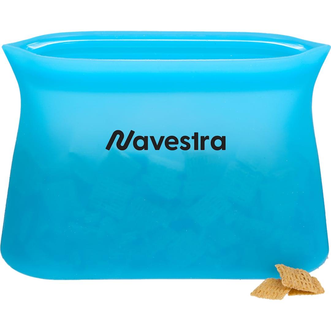 Zili silicone food storage bag 16oz Blue miniatura 4