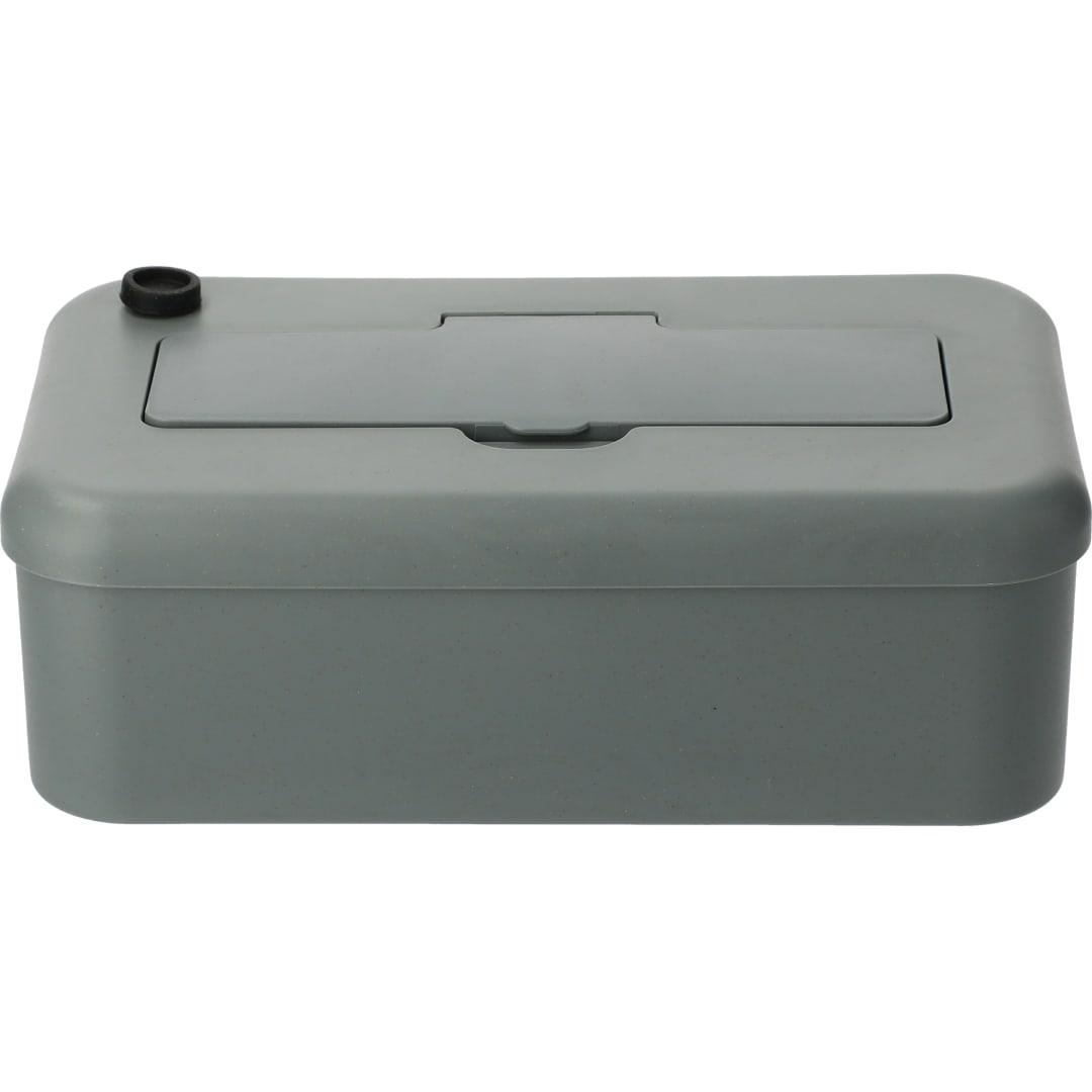 Bamboo fiber lunch box with utensils Black miniatura 13