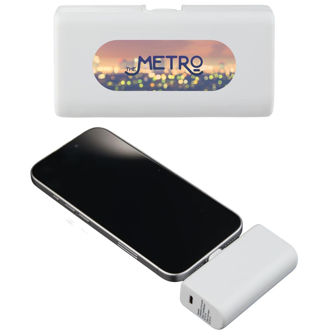 Stay powered 1200 mah power bank with type-c tip White miniatura 18