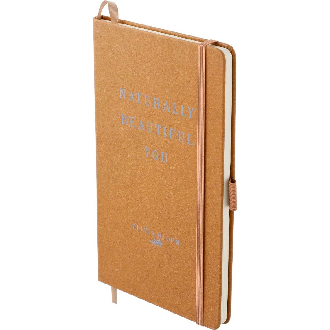 Fsc® mix 5.5 x 8.5 recycled leather bound journa Natural miniatura 11