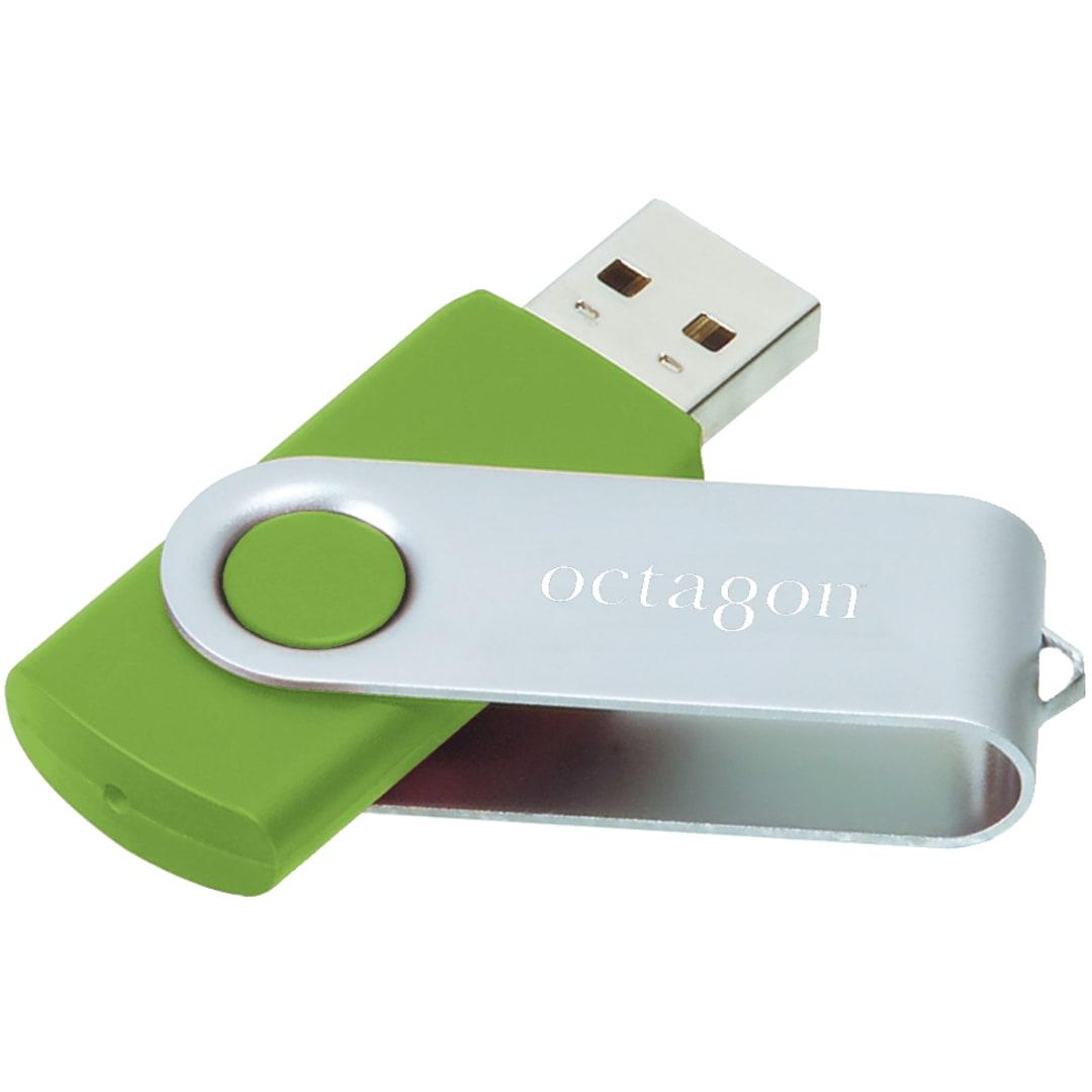 Rotate flash drive 4gb Red miniatura 23