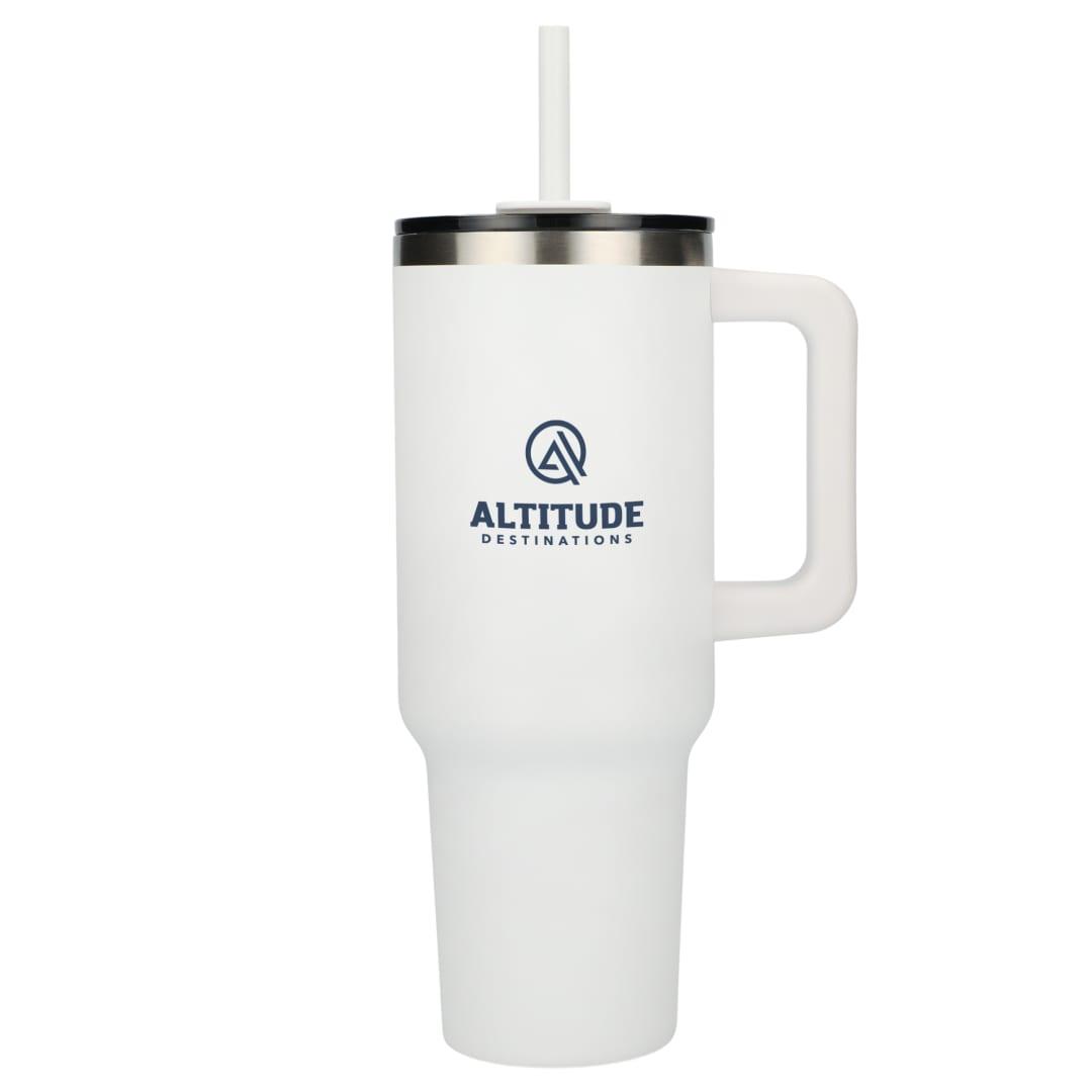Pinnacle recycled travel tumbler with straw 40oz Black miniatura 53