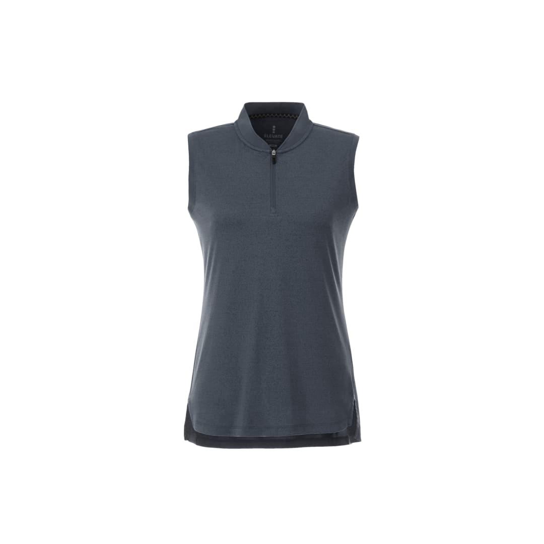 Womens kinport sleeveless polo Wine miniatura 6