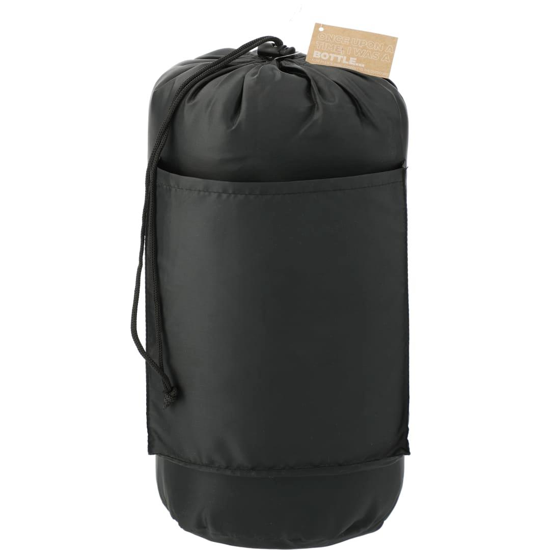 Wave recycled insulated outdoor blanket Black miniatura 5