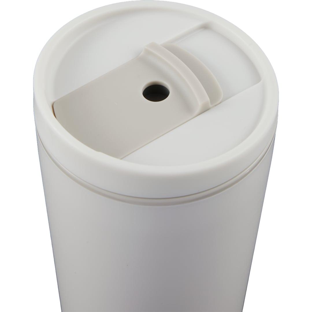 Santino recycled tumbler w/ dual function lid 16oz Black miniatura 26