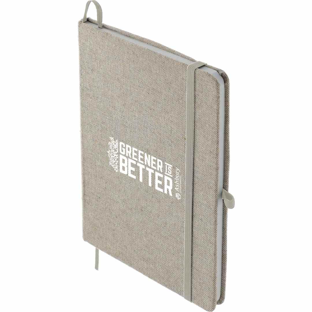Fsc® mix 5 x 7 recycled cotton bound notebook Natural miniatura 13