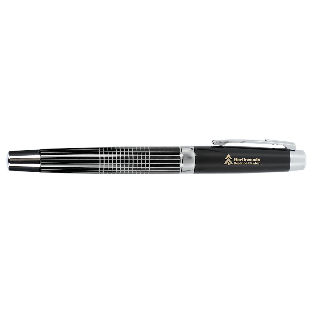 Newton recycled brass gel rollerball Black miniatura 12