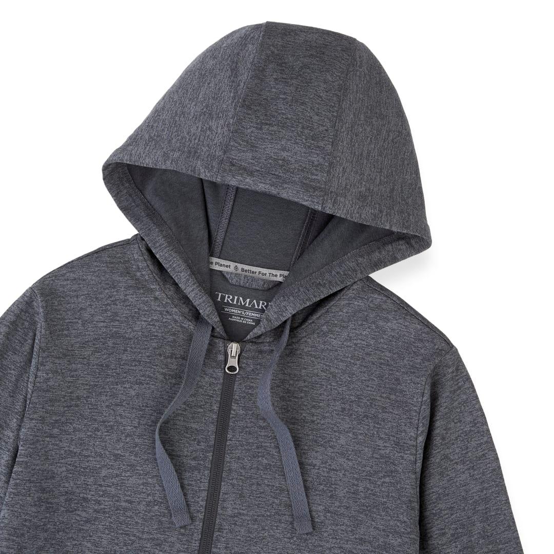 Womens lavar eco knit full zip hoody Navy Blue miniatura 23
