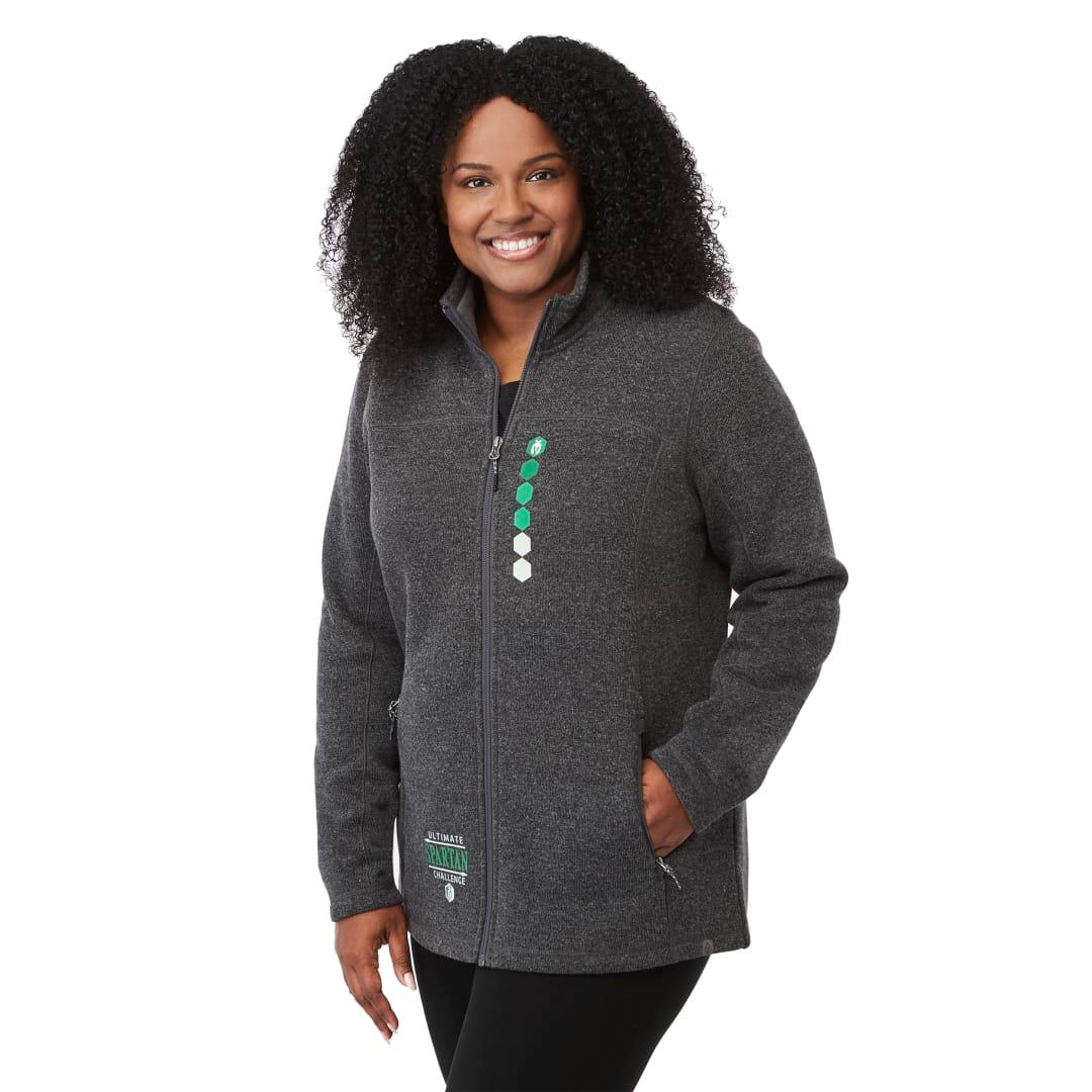 Darnell eco knit full zip - womens Grey miniatura 12
