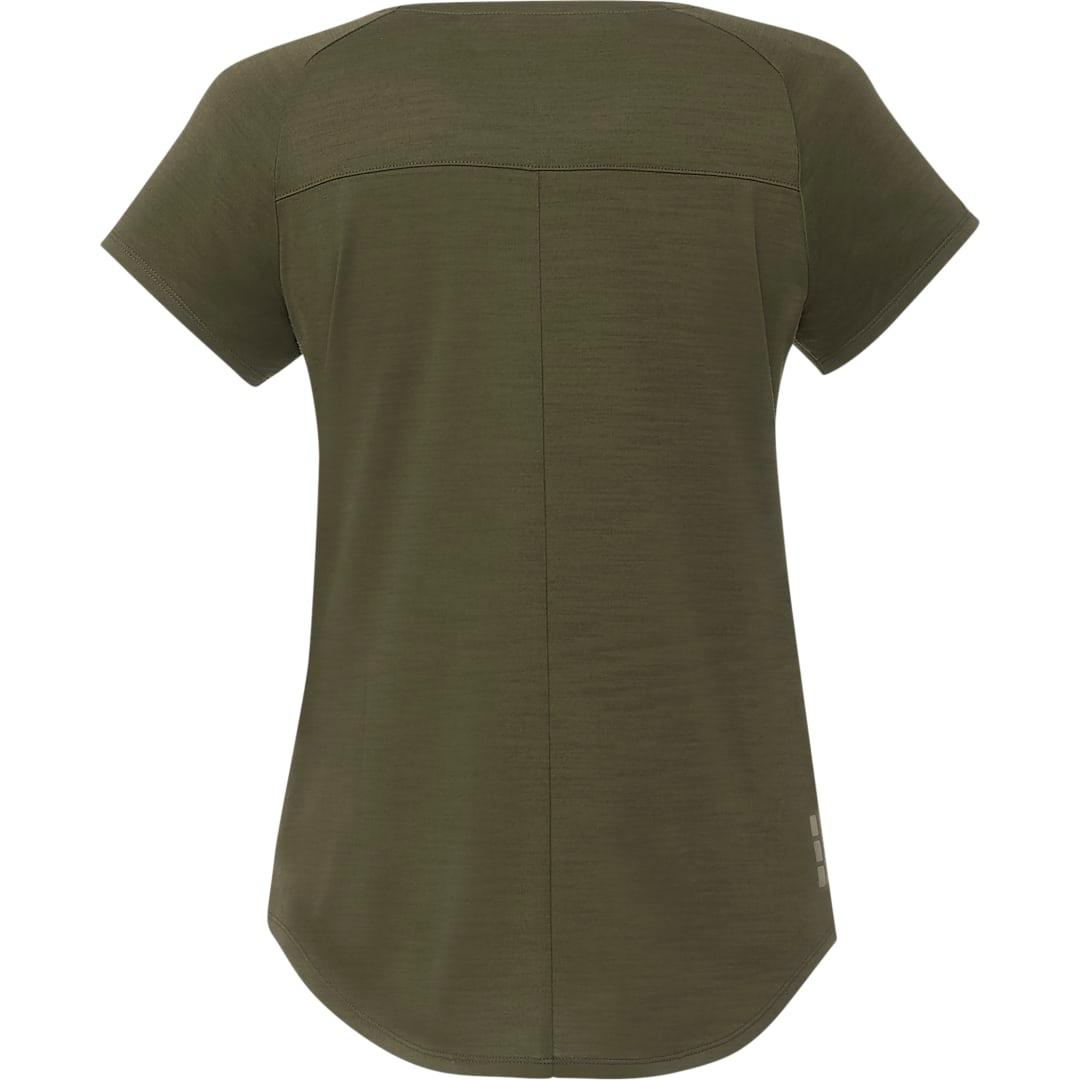 Womens amos eco ss top Blue miniatura 8