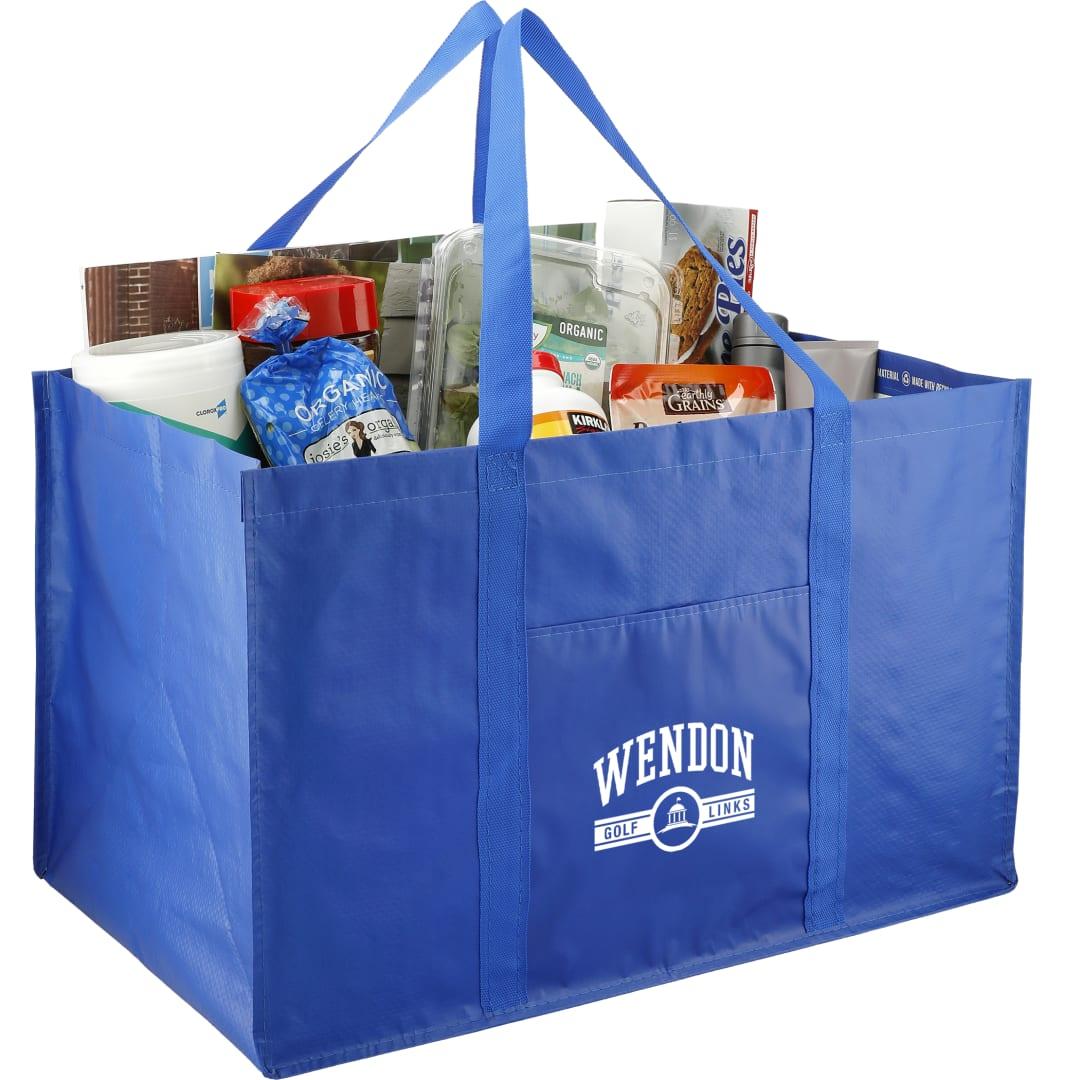 Recycled woven utility tote Royal miniatura 10