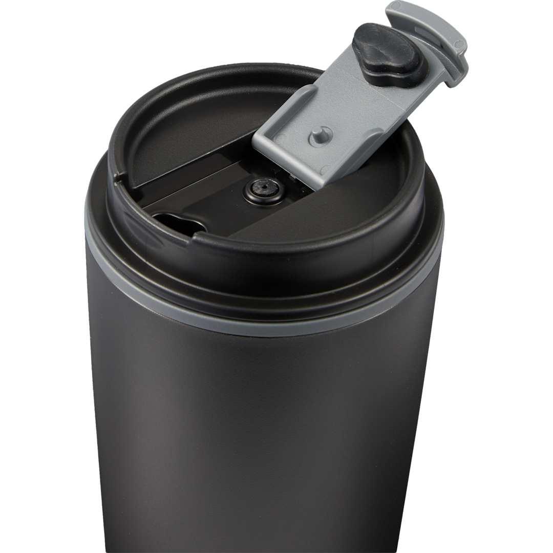 Cooper rpp double wall tumbler w/ flap lid 16oz Black miniatura 5