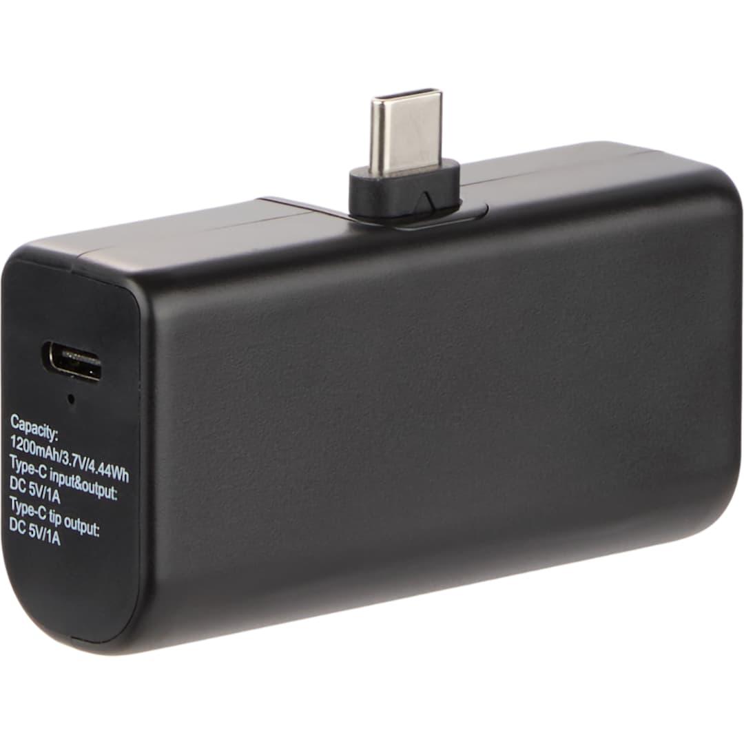 Stay powered 1200 mah power bank with type-c tip White miniatura 9