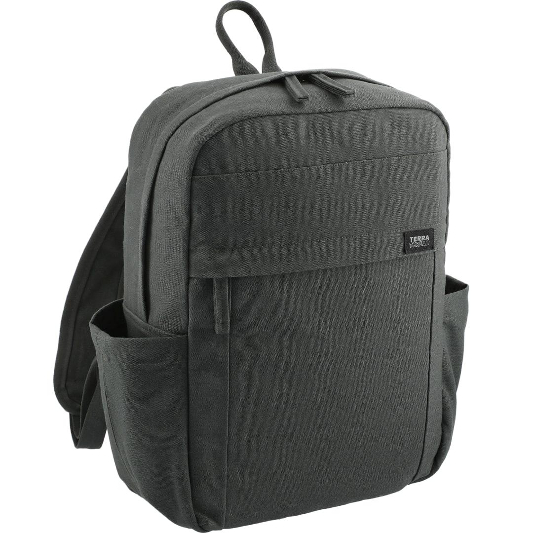 Terra thread fairtrade earth 15 computer backpck Dark Gray miniatura 8