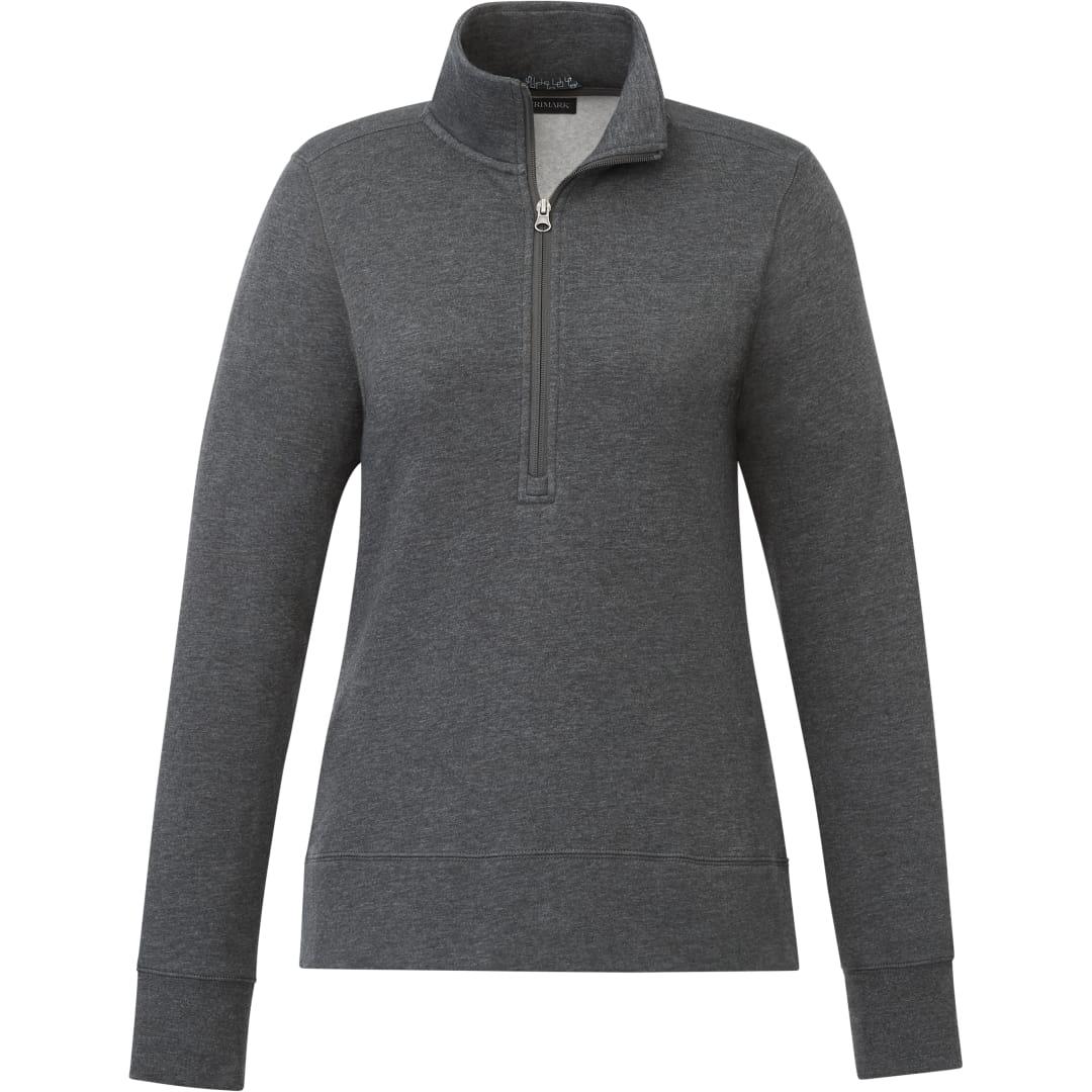 Womens dayton fleece half zip Black miniatura 21