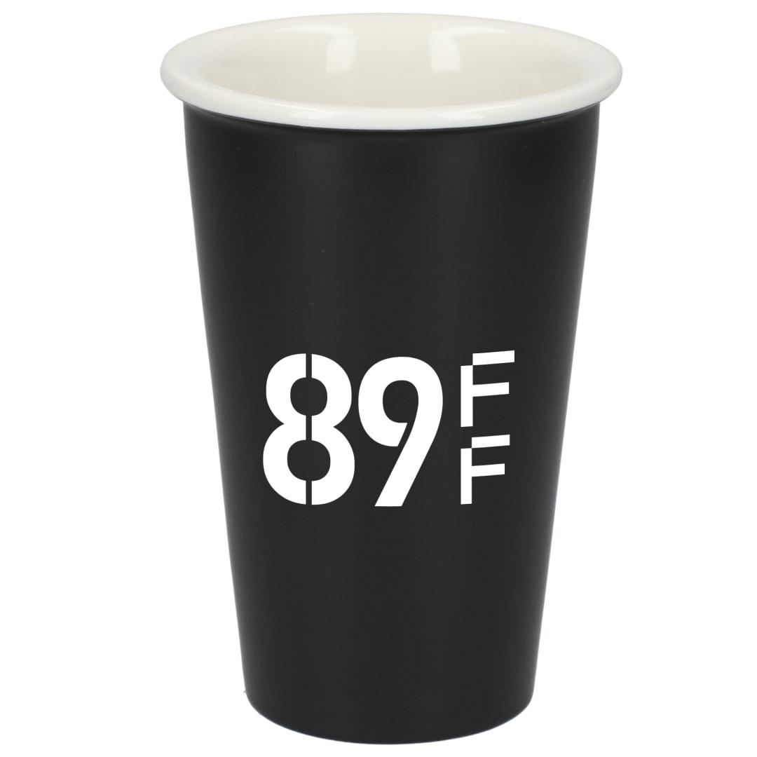 Im not a paper cup 10oz ceramic tumbler Black miniatura 9