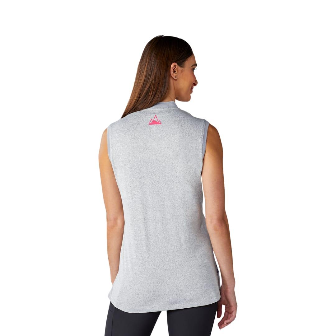 Womens kinport sleeveless polo Wine miniatura 13