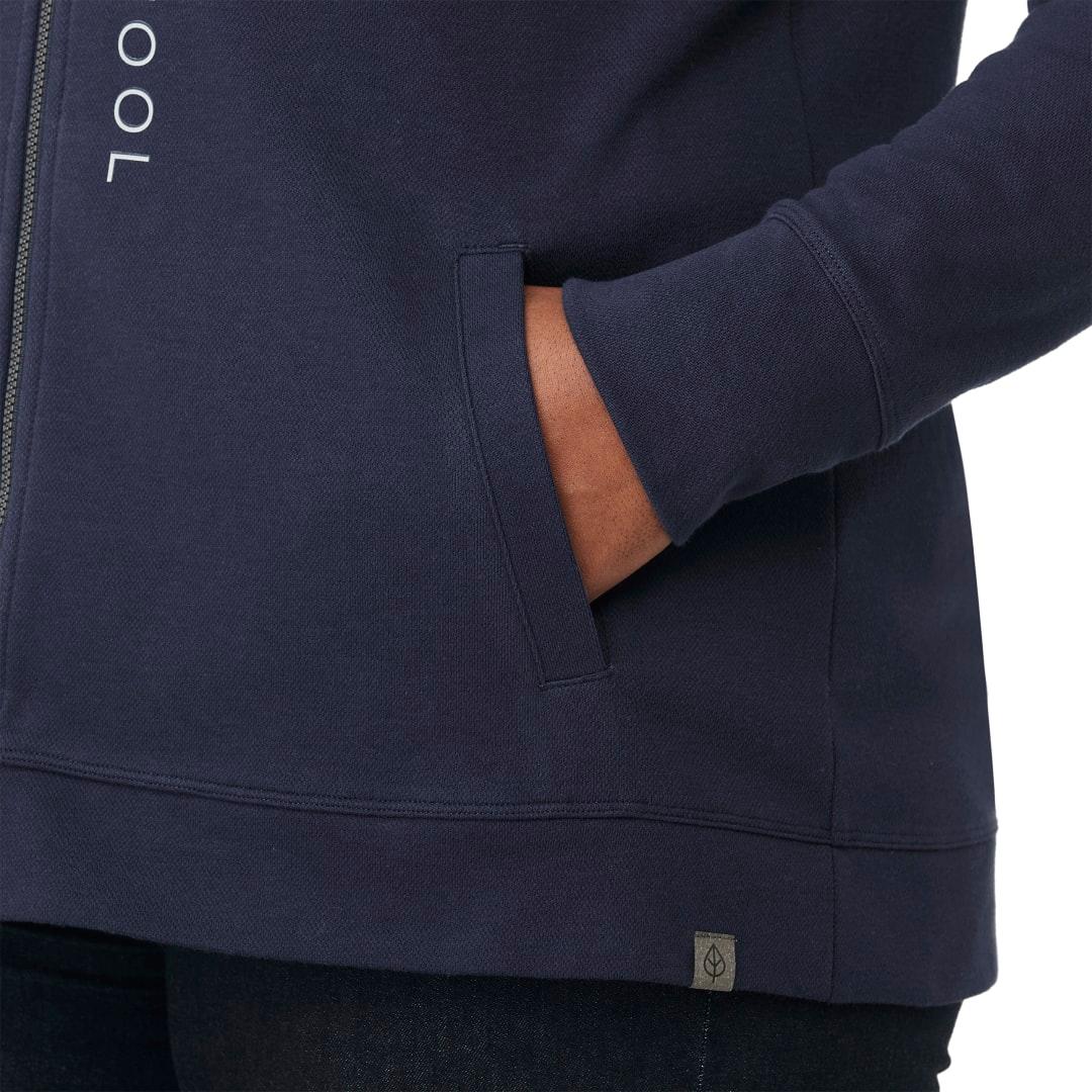 Rigi eco knit full zip - womens Navy Blue miniatura 9