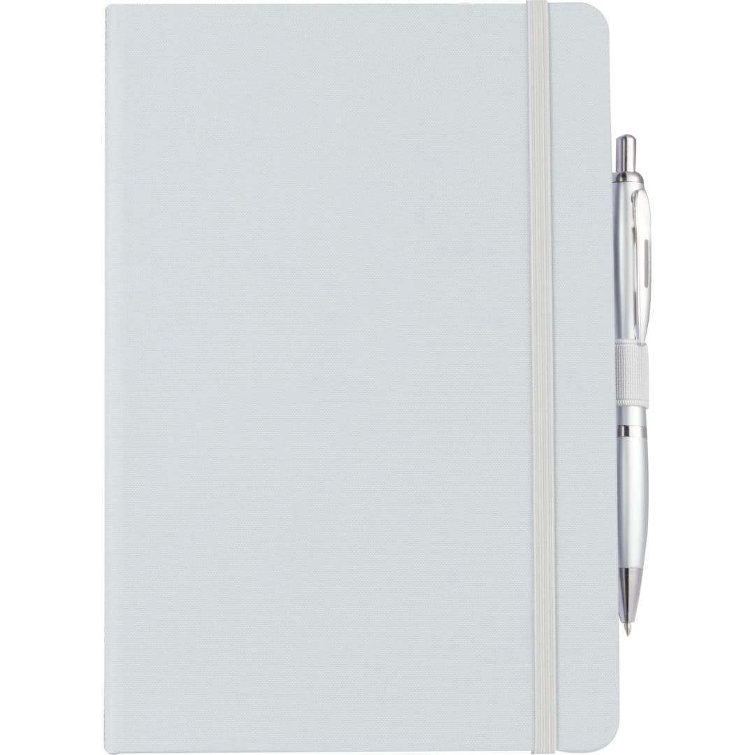 Fsc® 5.5 x 8.5 recycled marine bound journal Blue miniatura 4
