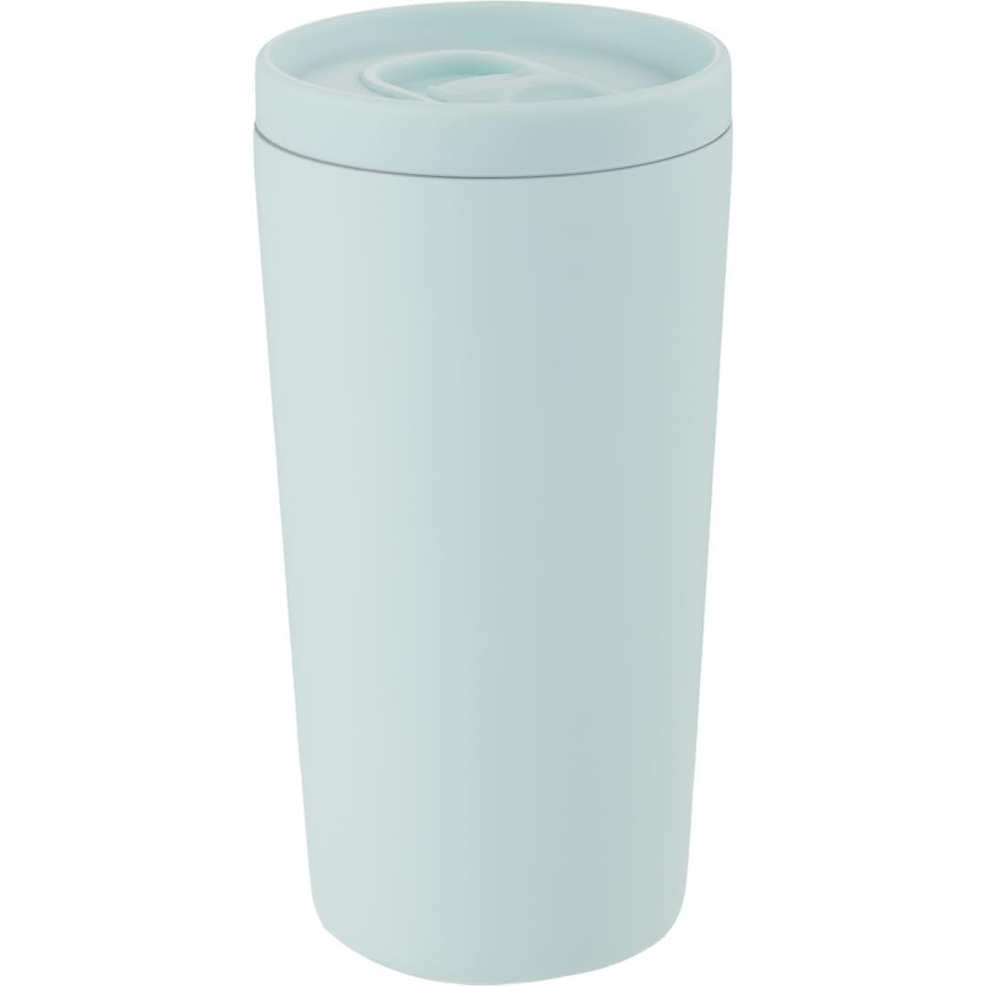 Carissa vaccum insulated tumbler w/ slide lid 14oz Blue Agave miniatura 2