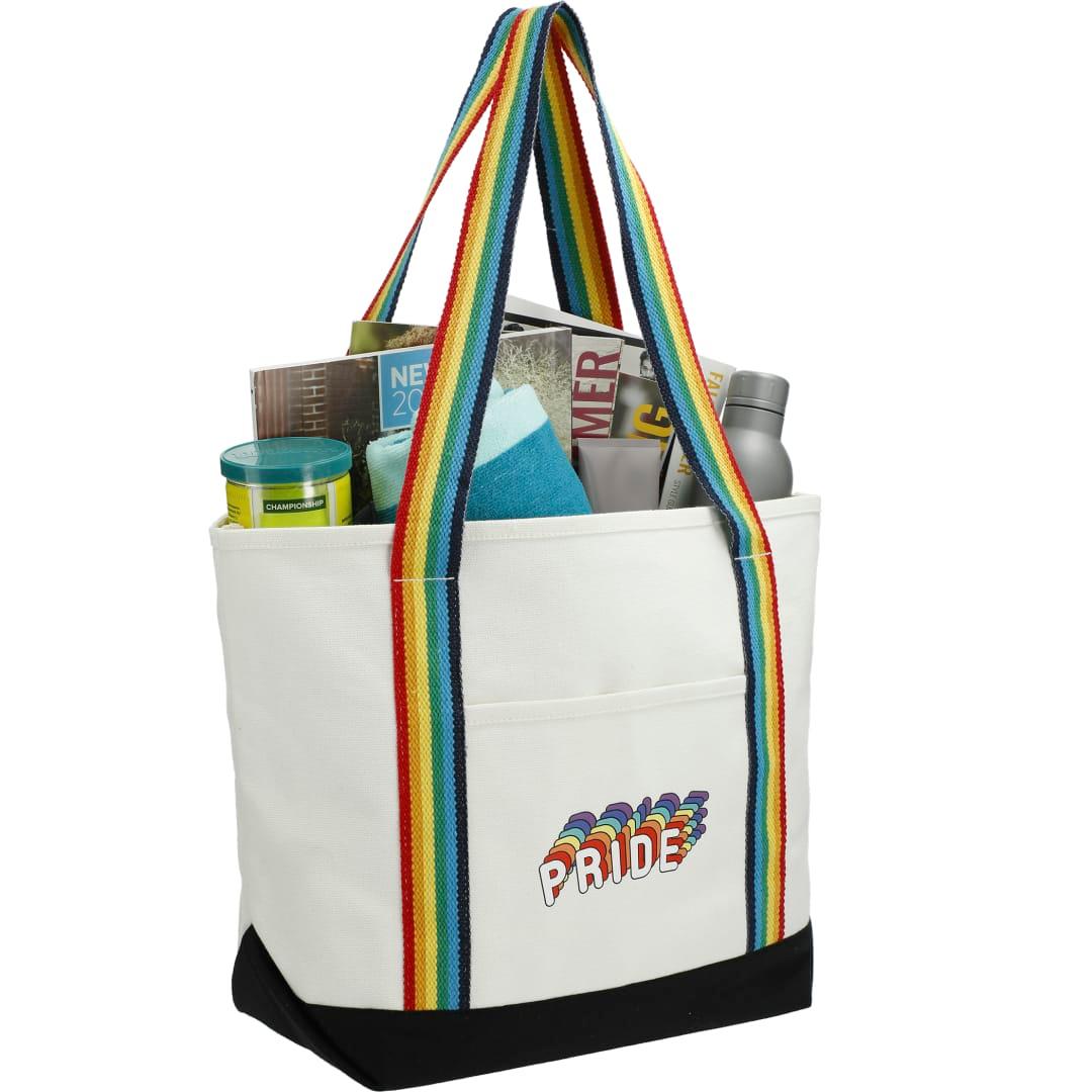 Baltic 18oz cotton canvas tote Black miniatura 13