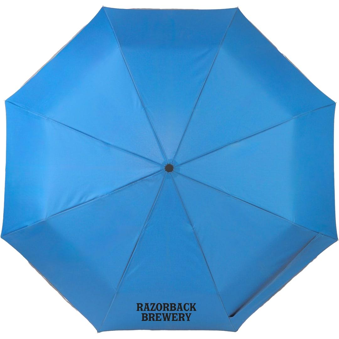 48 Rpet umbrella w/ reflective trim Black miniatura 26