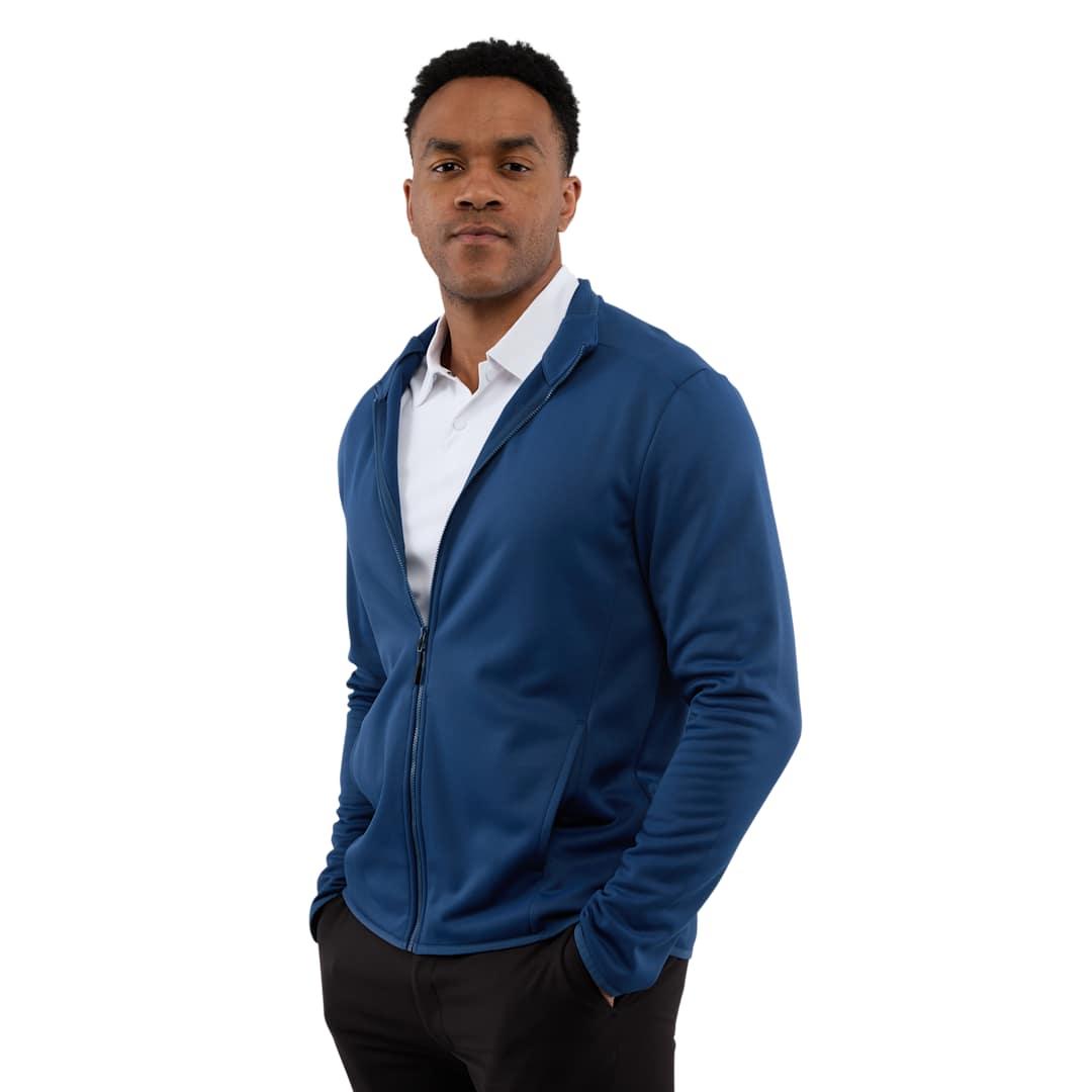 Telica brush back fleece jacket - mens Blue miniatura 7