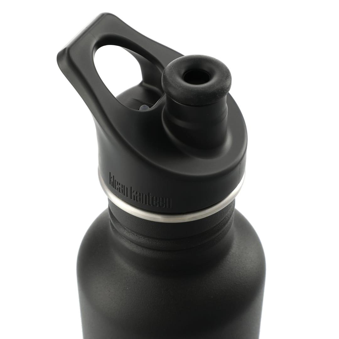 Klean kanteen eco classic 27oz- sport cap Black miniatura 3