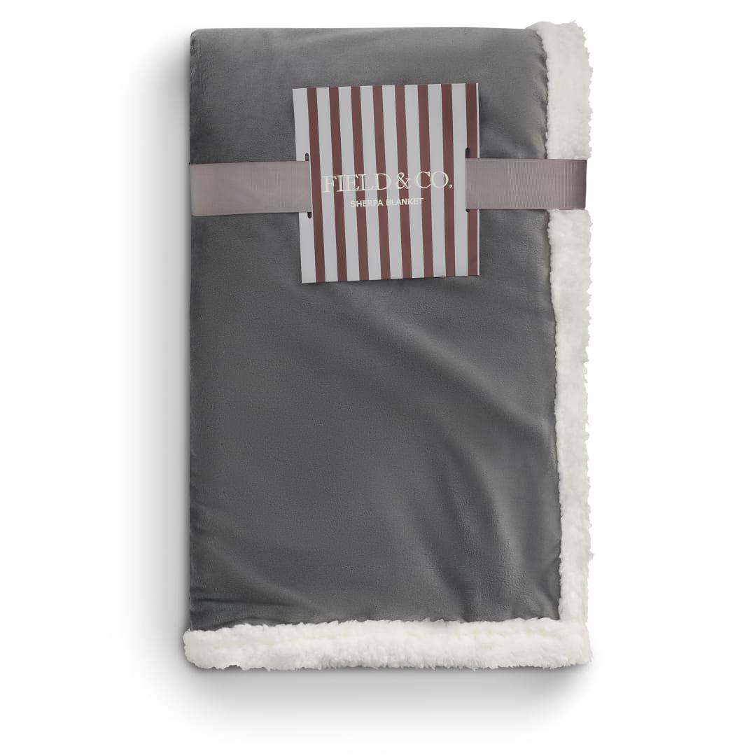 Field & co. 100% recycled pet sherpa blanket Grey miniatura 16