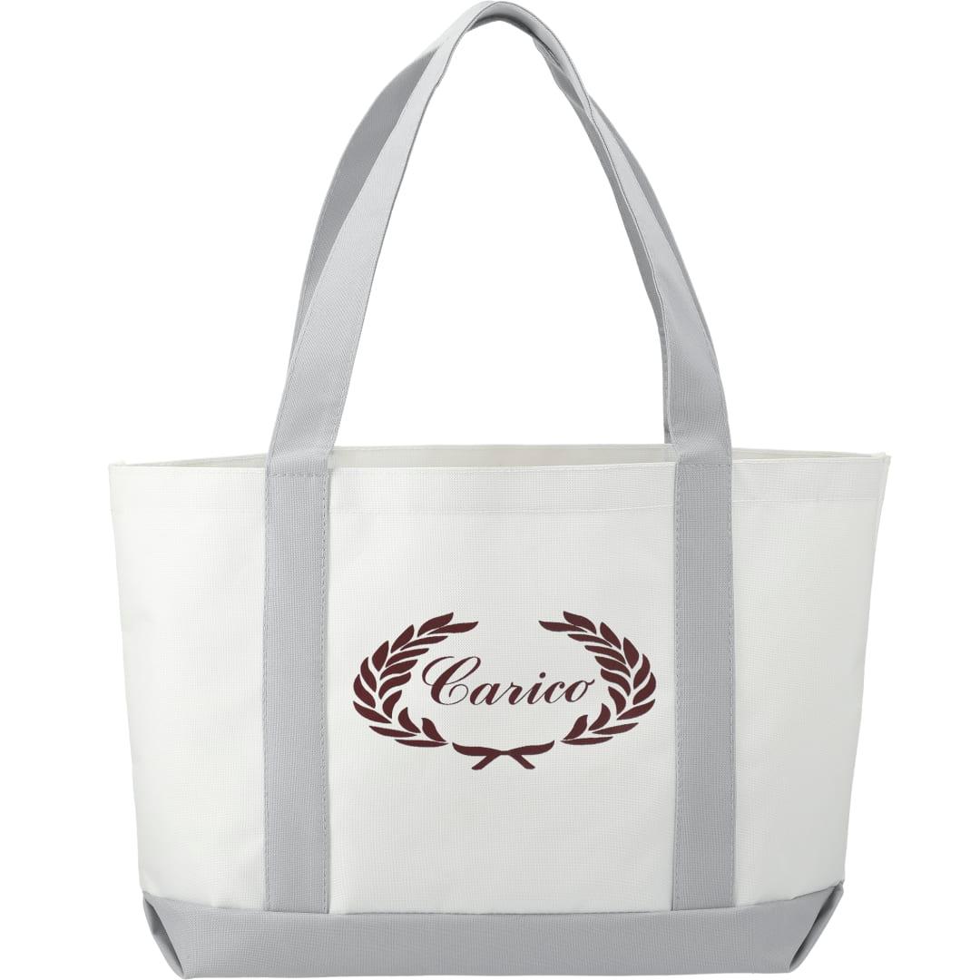 Large canvas tote bag White miniatura 21