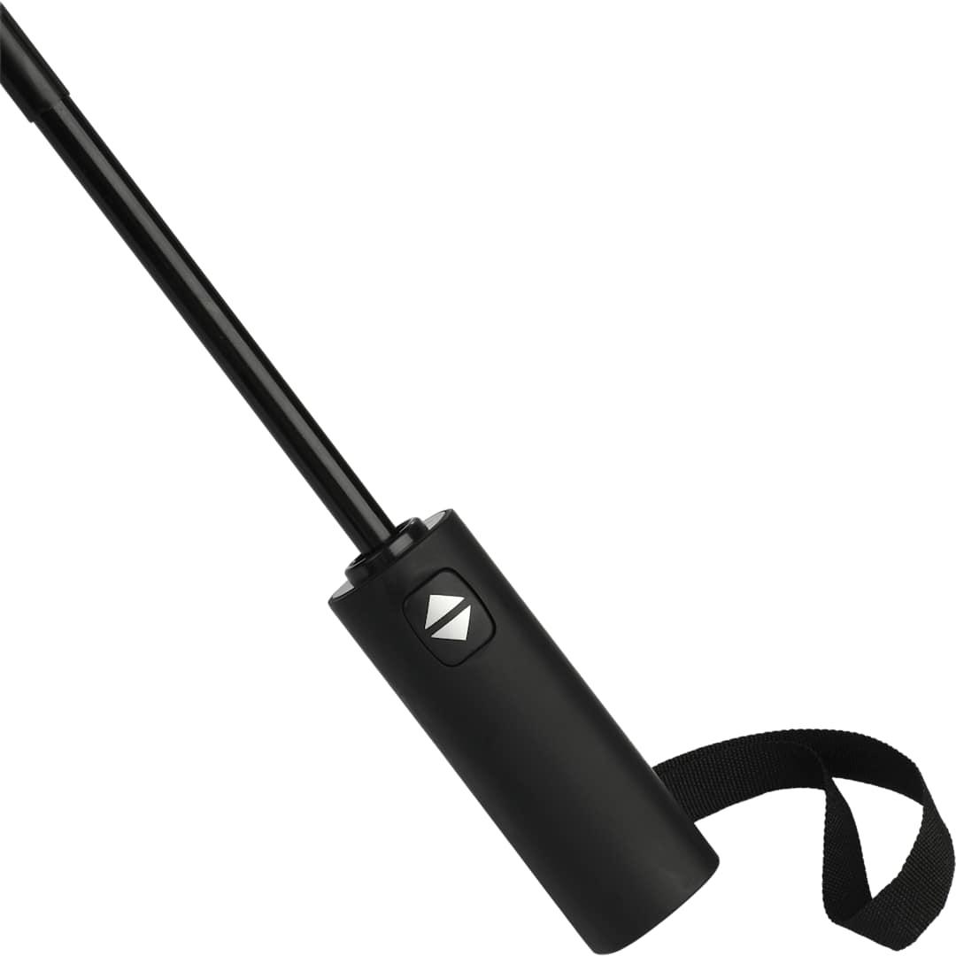 48 Rpet umbrella w/ reflective trim Black miniatura 25