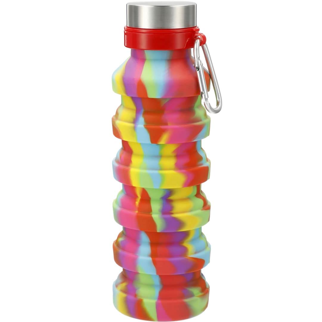 Zigoo silicone collapsible bottle 18oz - tie dye Sky Blue miniatura 11