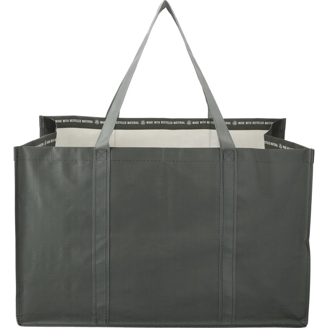 Recycled woven utility tote Royal front