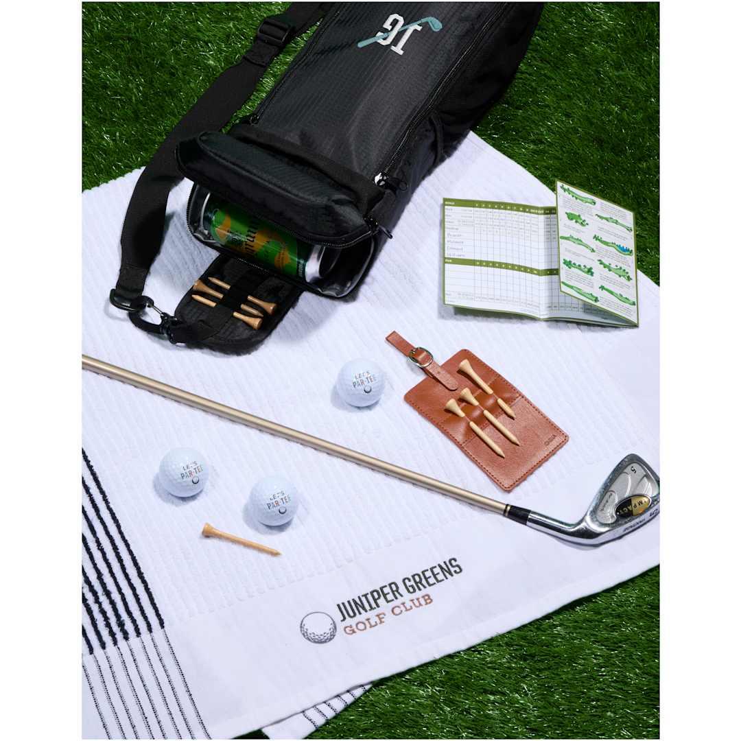 22 X 44 caddy golf towel Dark Green miniatura 8