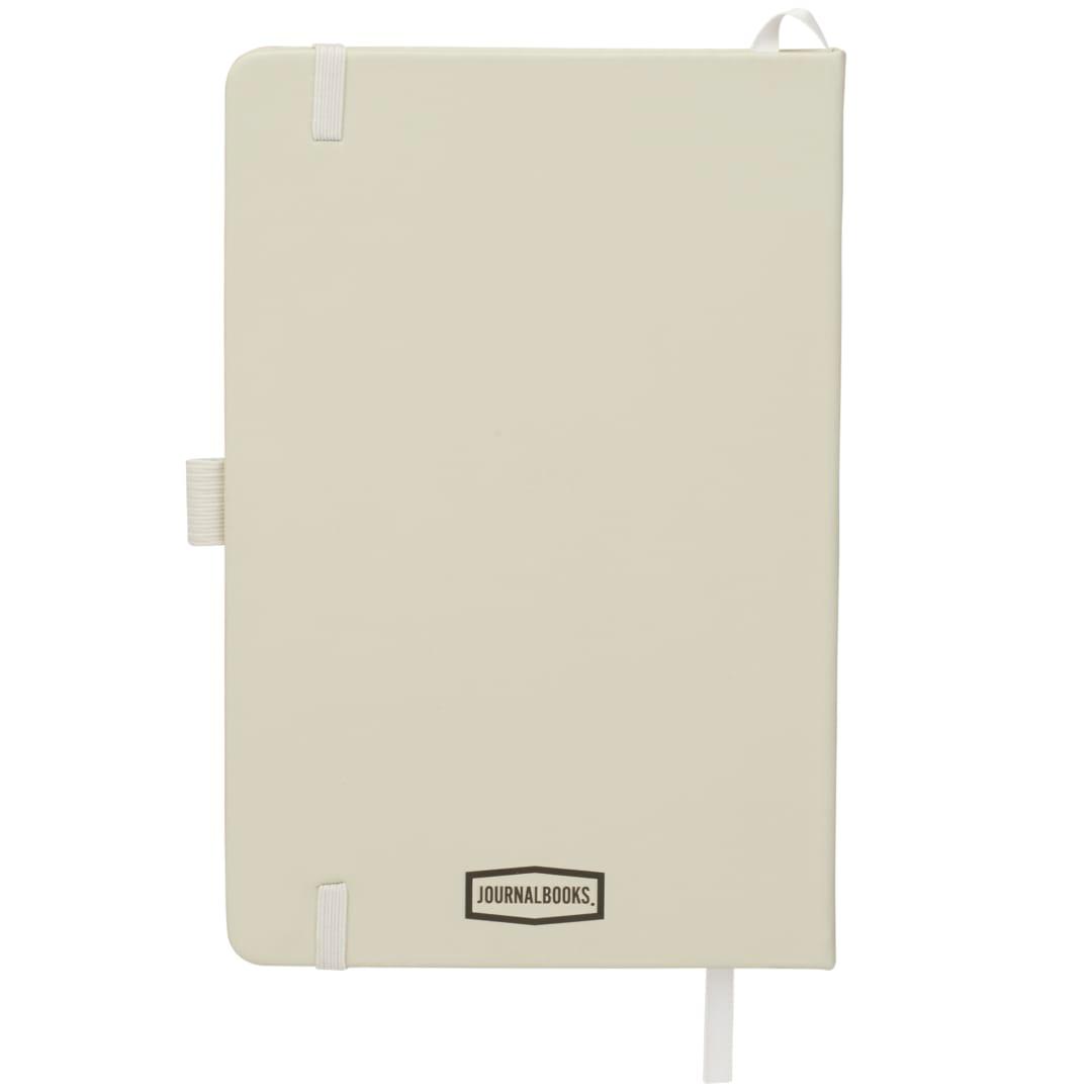 5.5 X 8.5 fsc® mix pineapple leather journal Black miniatura 16
