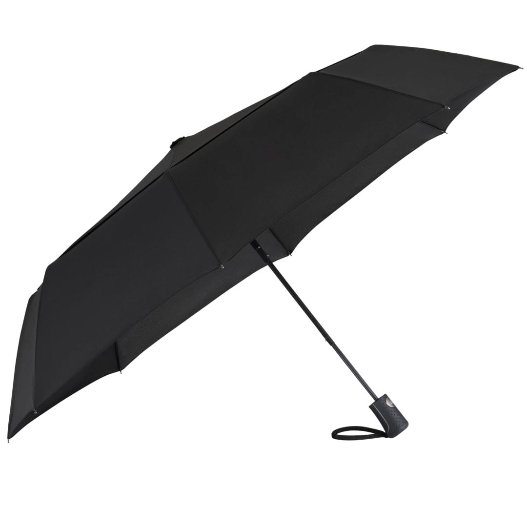 46 Recycled auto open umbrella Black miniatura 6