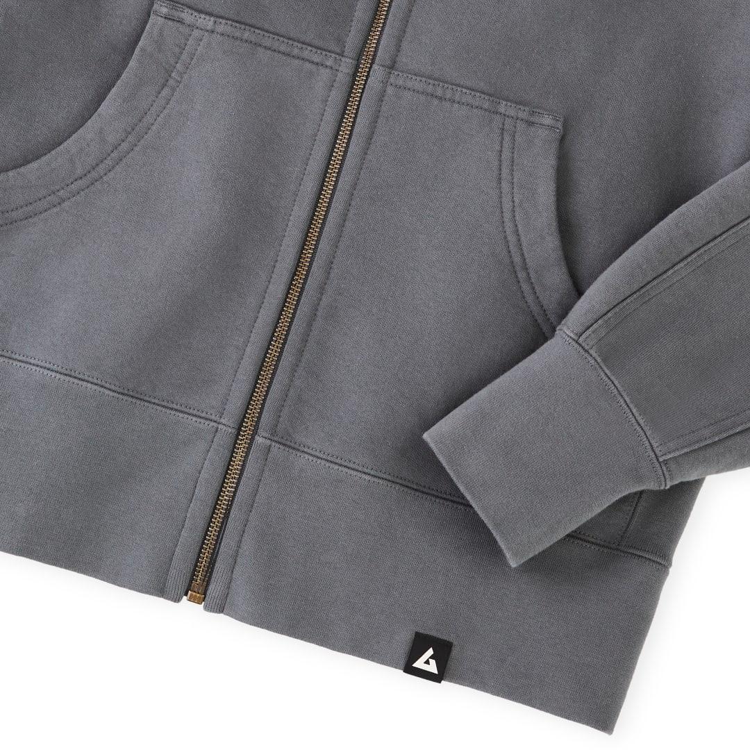 American giant classic full zip hoody - womens Grey miniatura 9