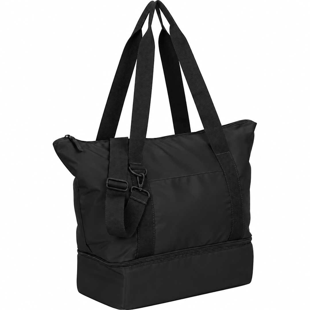 Daybreak recycled travel tote Black miniatura 3