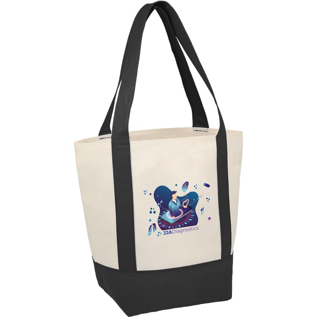 Lighthouse mini non-woven tote Black miniatura 19