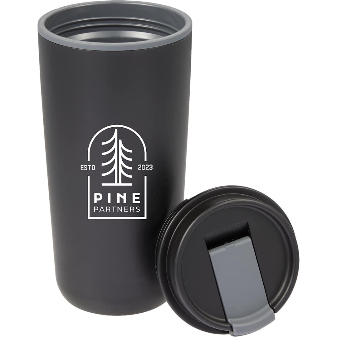 Cooper rpp double wall tumbler w/ flap lid 16oz Black miniatura 8