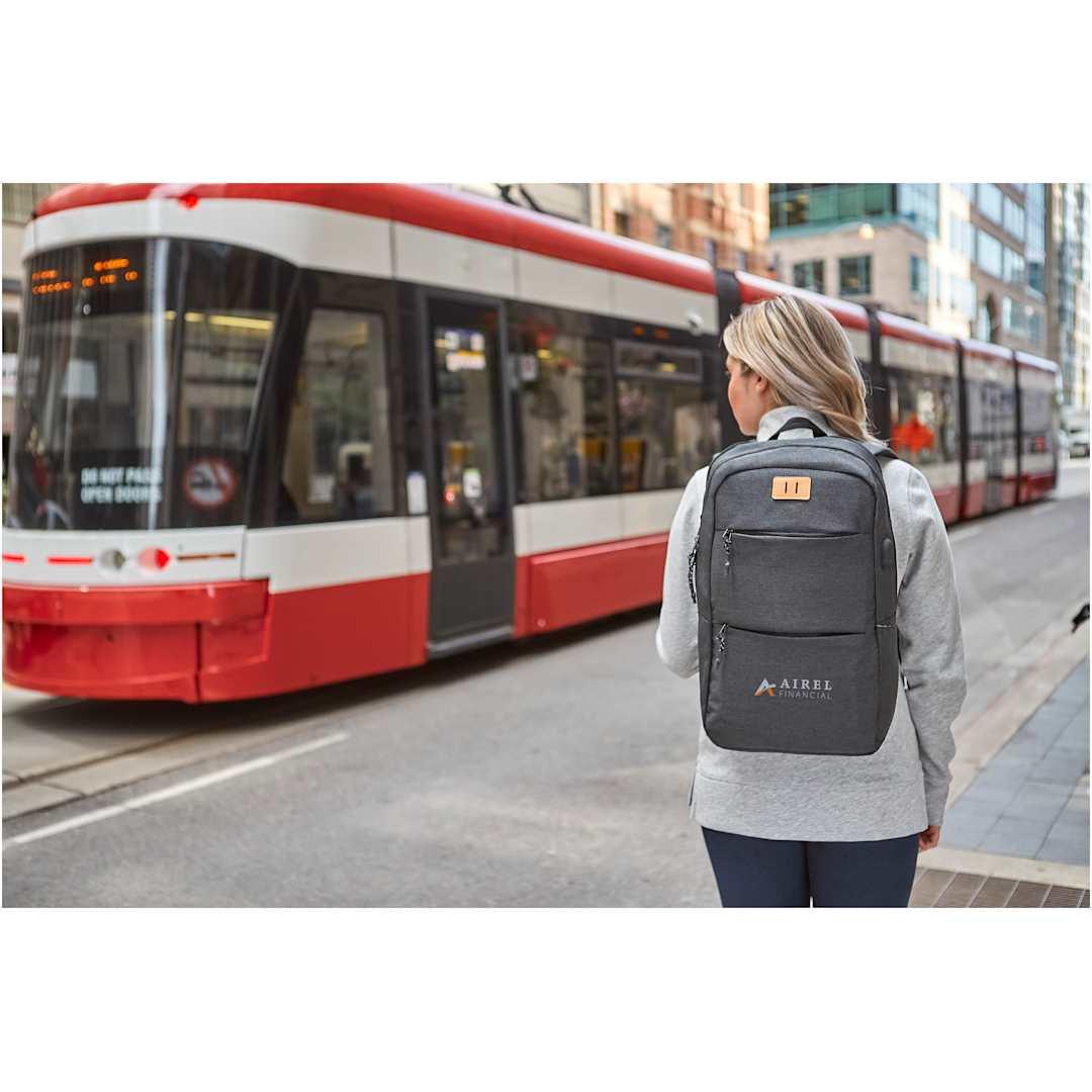 Nbn linden 15 computer backpack Dark Gray miniatura 10