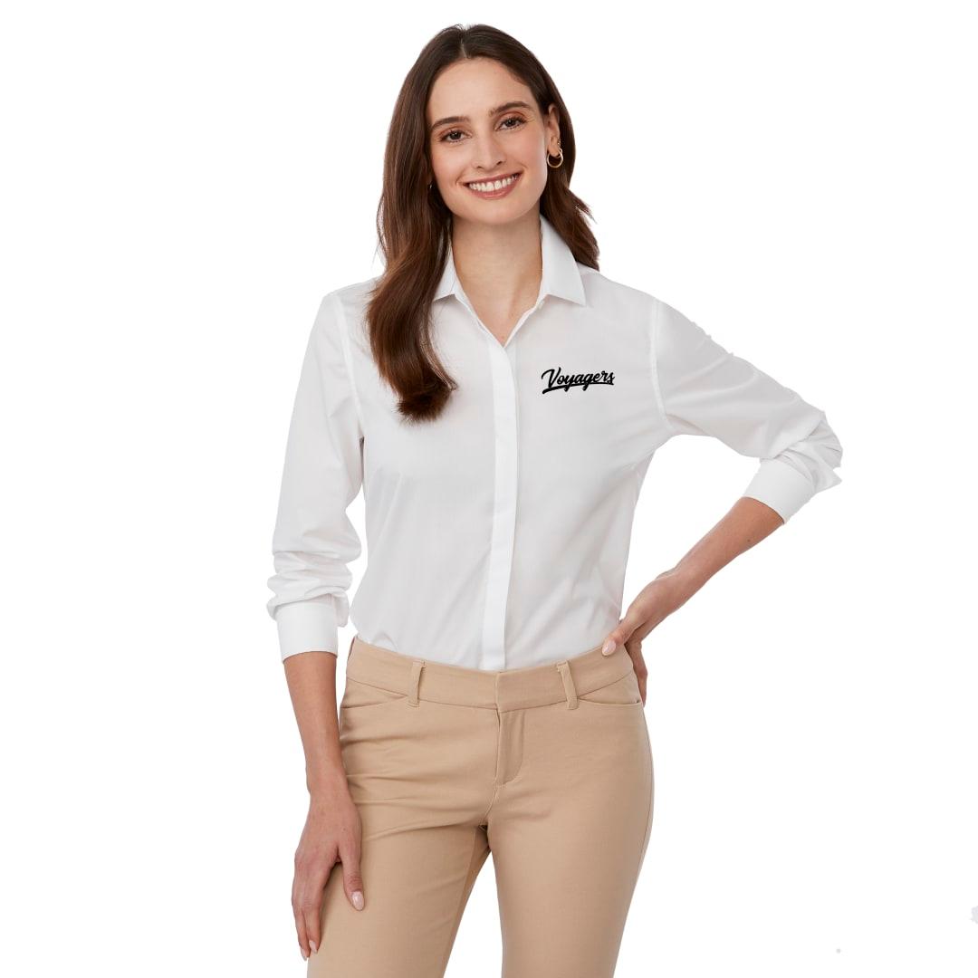 Untuckit tracey long sleeve shirt - womens White miniatura 11