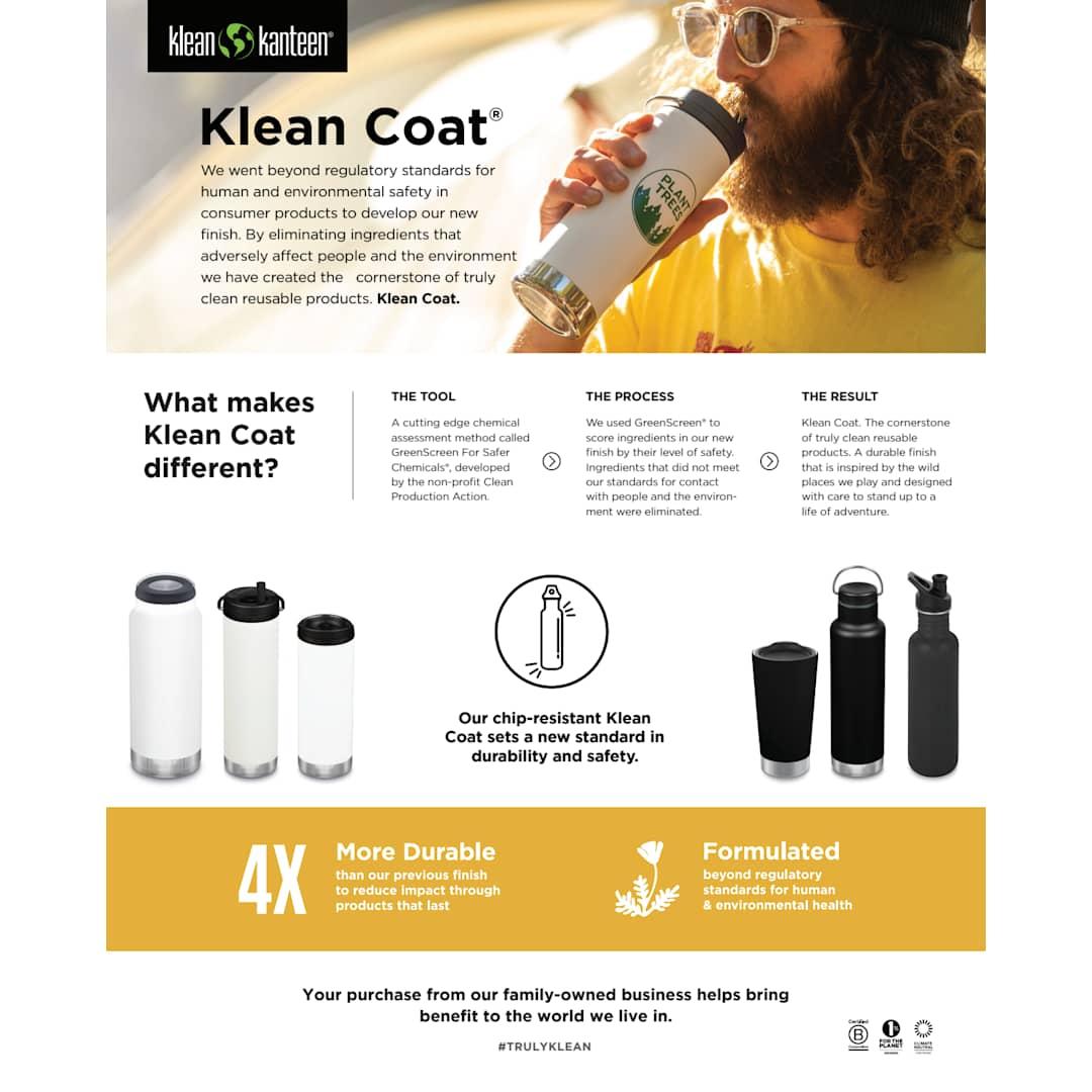 Klean kanteen eco tkwide 20oz- twist cap Black front
