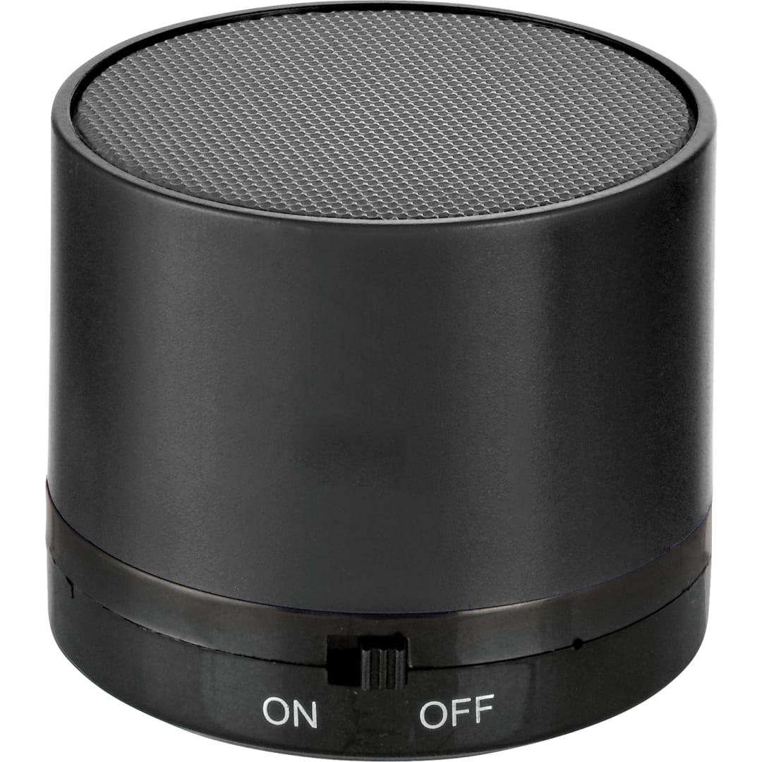 Cylinder bluetooth speaker Black front