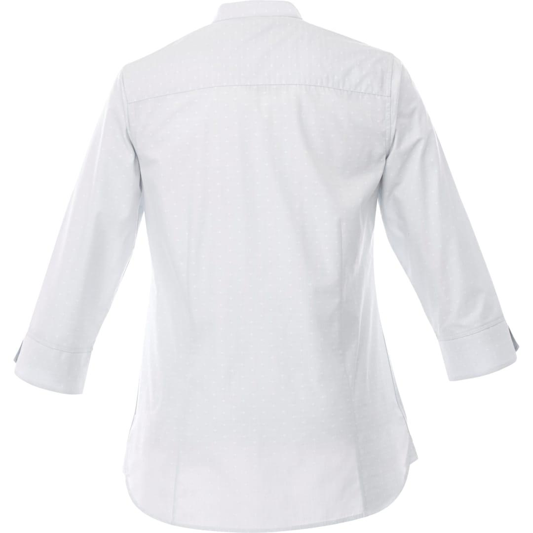 Womens huntington long sleeve shirt Blue miniatura 5