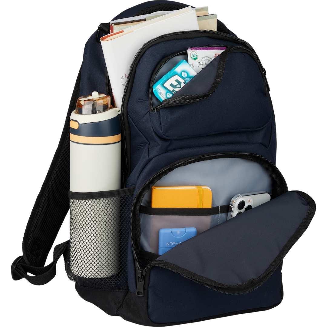 Commander recycled 16 computer backpack Navy Blue miniatura 19