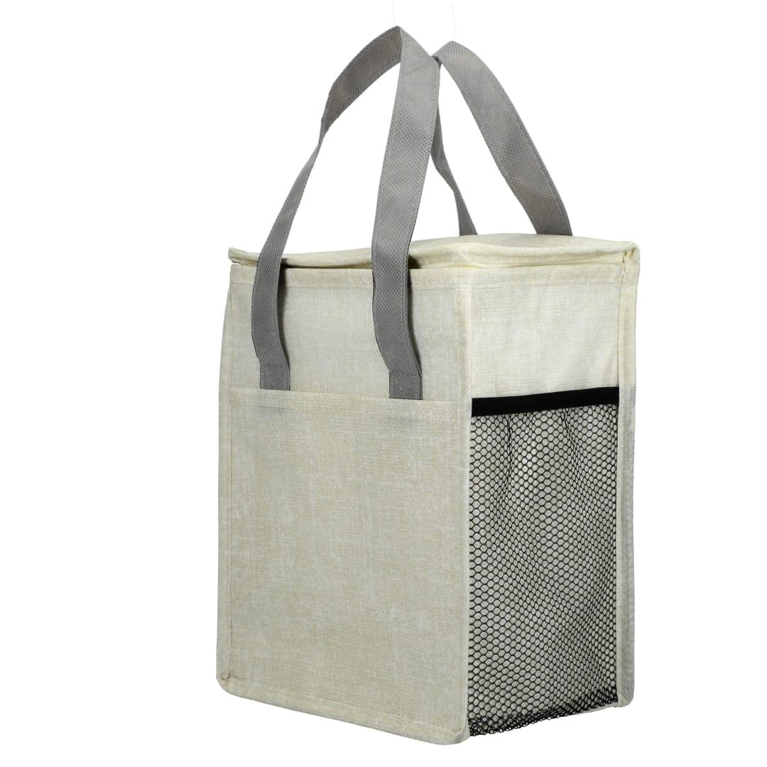 Ares recycled non-woven 12 can cooler Black miniatura 10