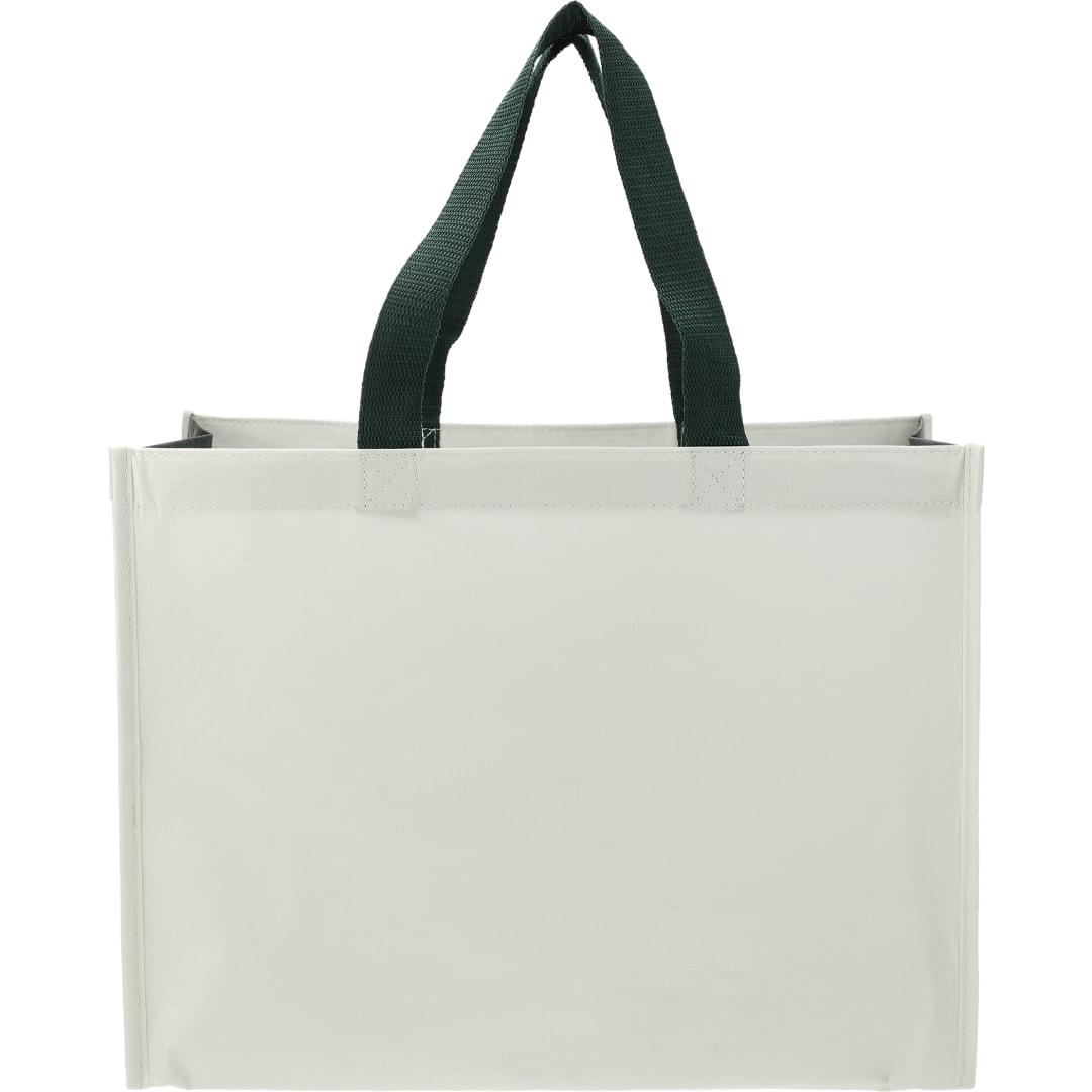 Rpet laminated matte shopper tote Black miniatura 10