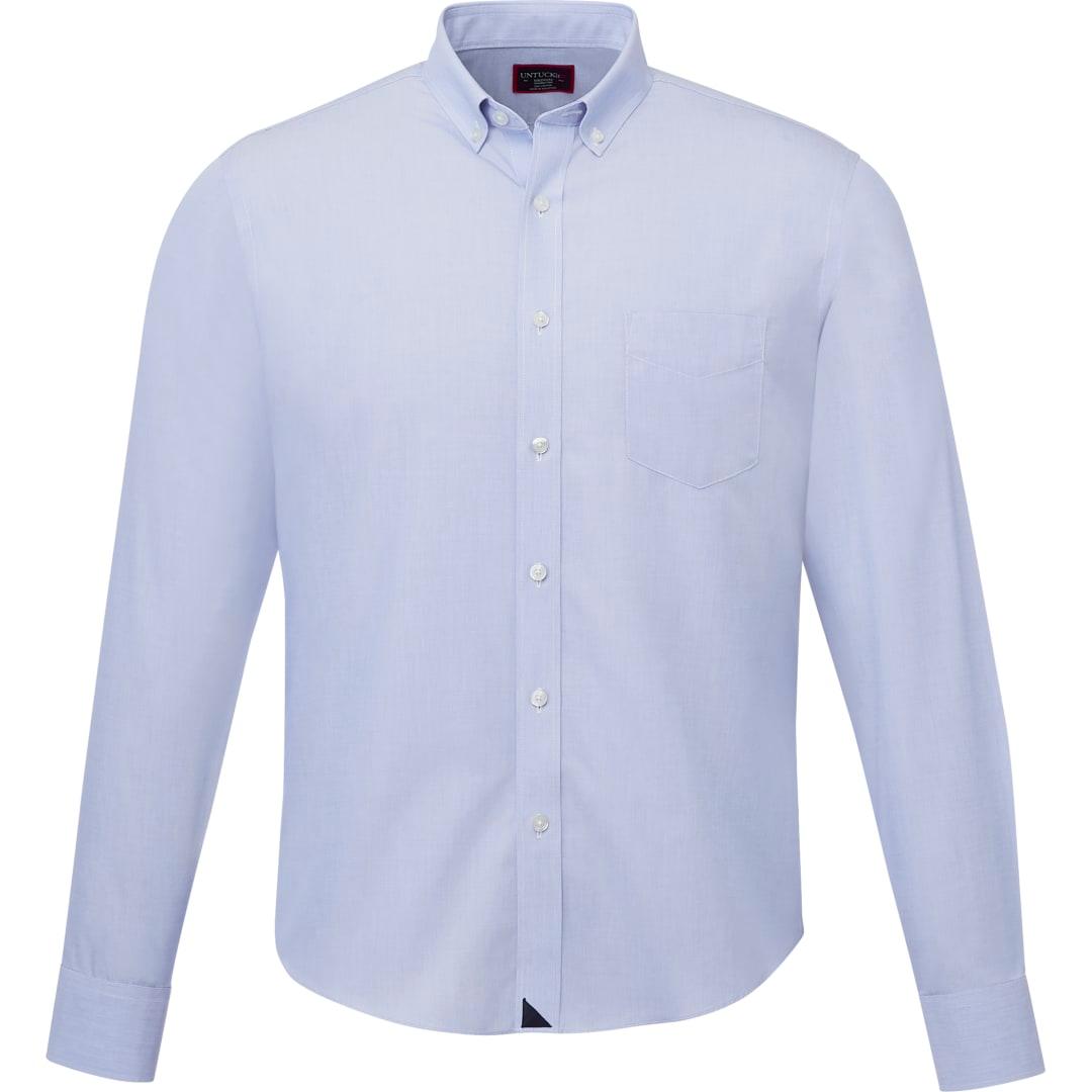 Untuckit hillside select wf long slv shirt-mens Blue miniatura 3