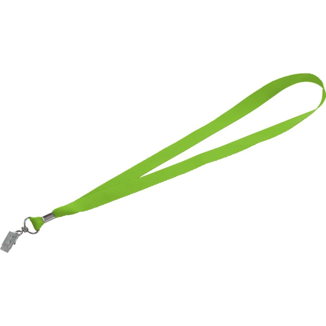 Lanyard with bulldog clip Red miniatura 5